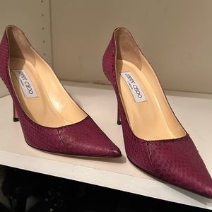 Authentic leather, Jimmy Choo, stiletto heels